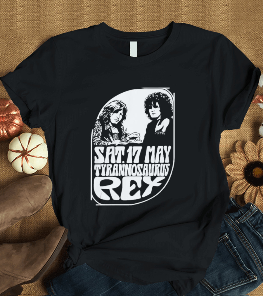 Sat 17 May Tyrannosaurus Rex Concert Original Trent Crimms Mothers Erdington T-Shirt