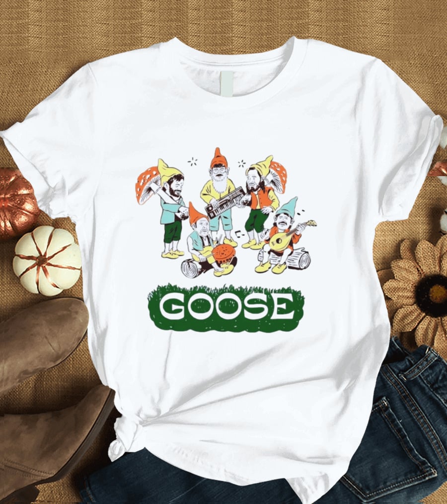 Goose Band Garden Gnome Music Festival Indie Rock T-Shirt