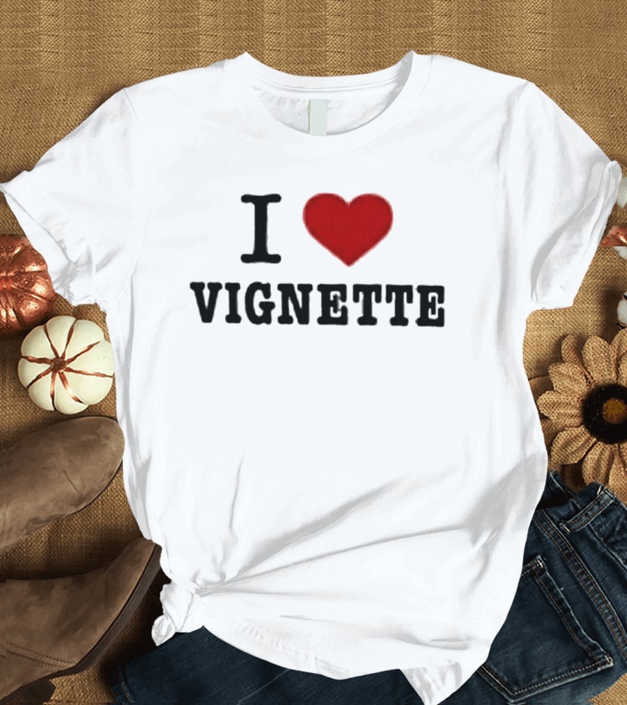 I Heart Vignette Love T-Shirt