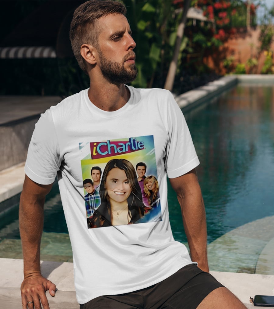 ICharlie Pop Culture Cast Television Show Iconic Faces T-Shirt
