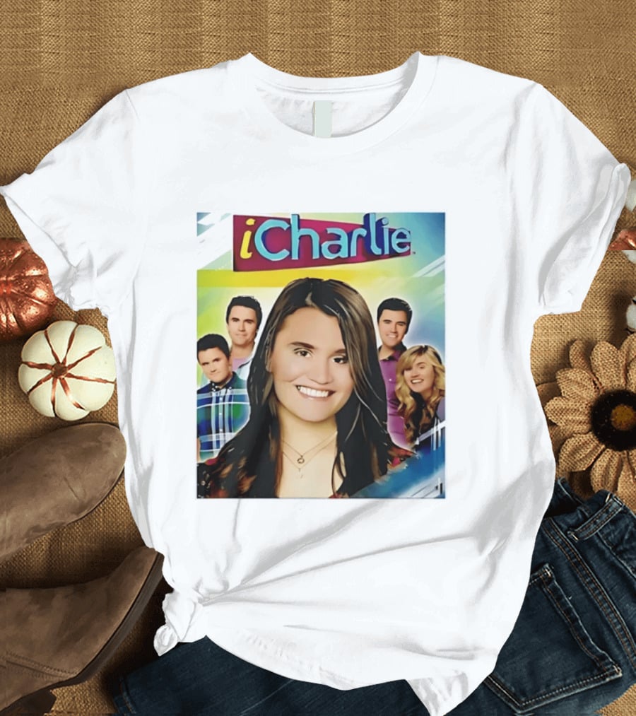 ICharlie Pop Culture Cast Television Show Iconic Faces T-Shirt