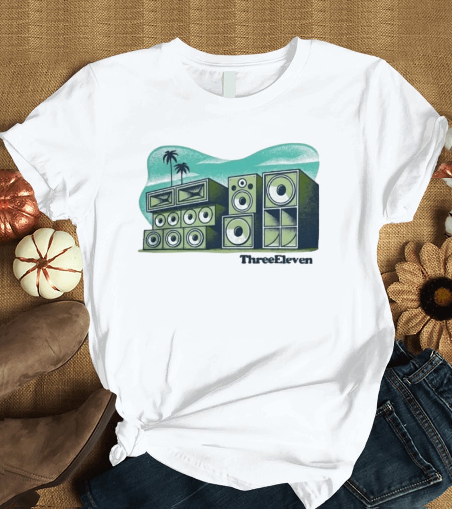 Three Eleven 311 Band Palm Trees Speakers Raglan T-Shirt