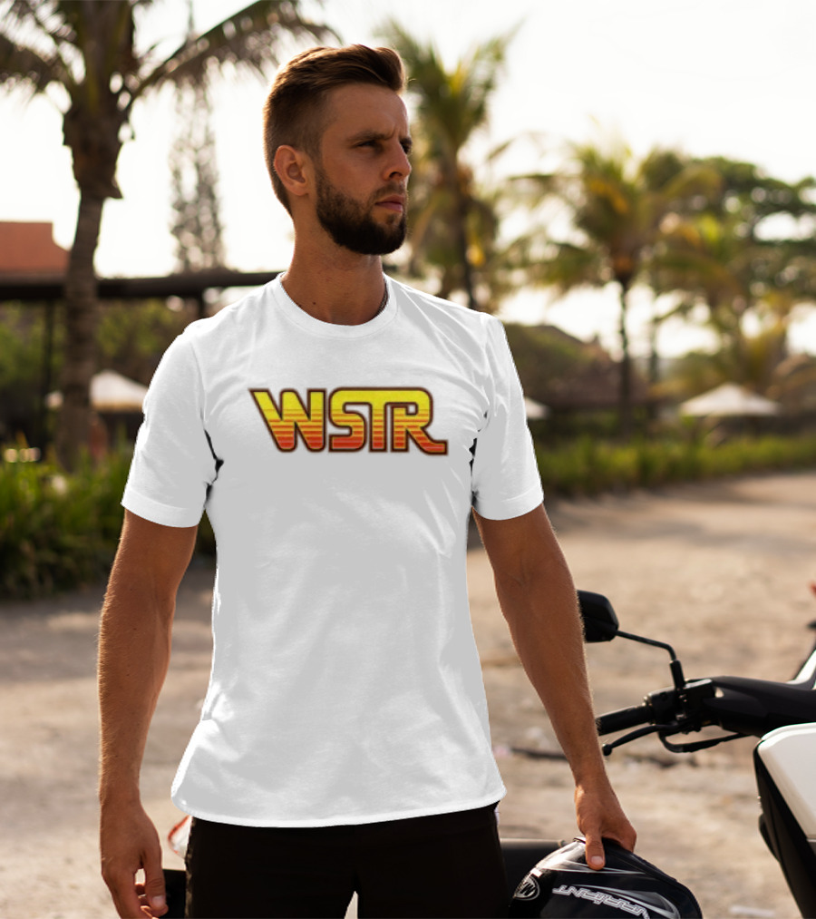 Wstr Store Identity Crisis Red White Baseball Wstr T-Shirt