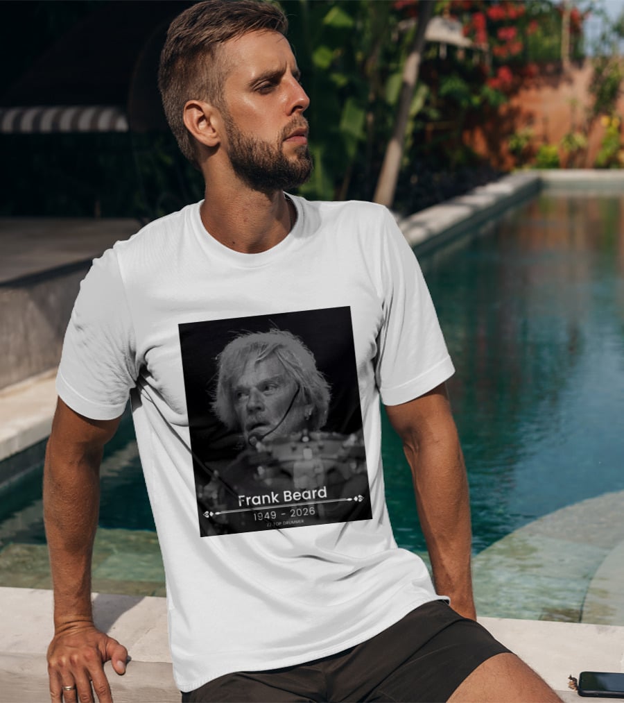 ZZ Top Drummer Frank Beard 1949 2026 Memoriam T-Shirt