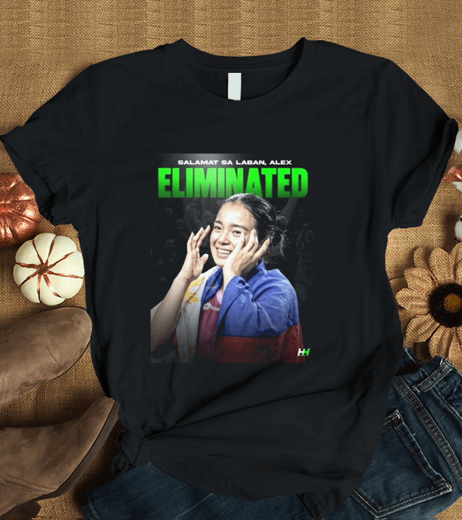 Salamat Sa Laban Alex Eala Eliminated T-Shirt