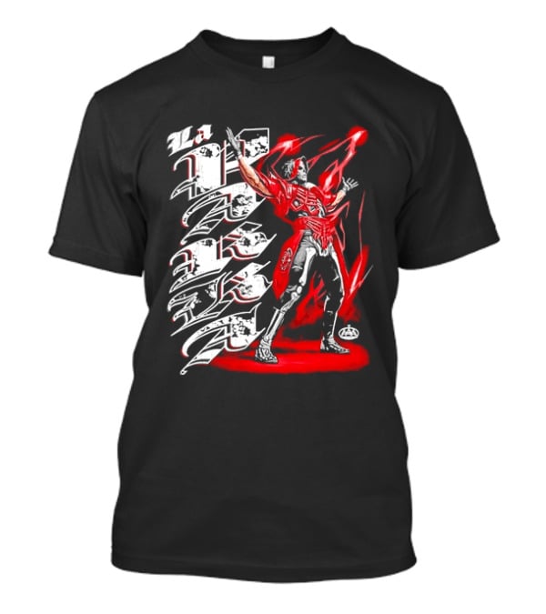 La Parka AAA Lucha Libre Legend Skeleton Warrior Action Hero T-Shirt