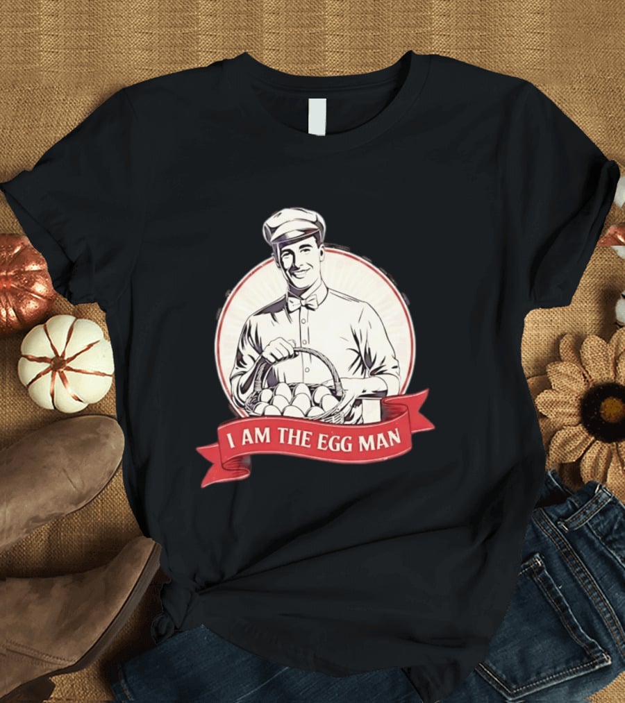 I Am The Egg Man Vintage Style Lyrics Reference T-Shirt