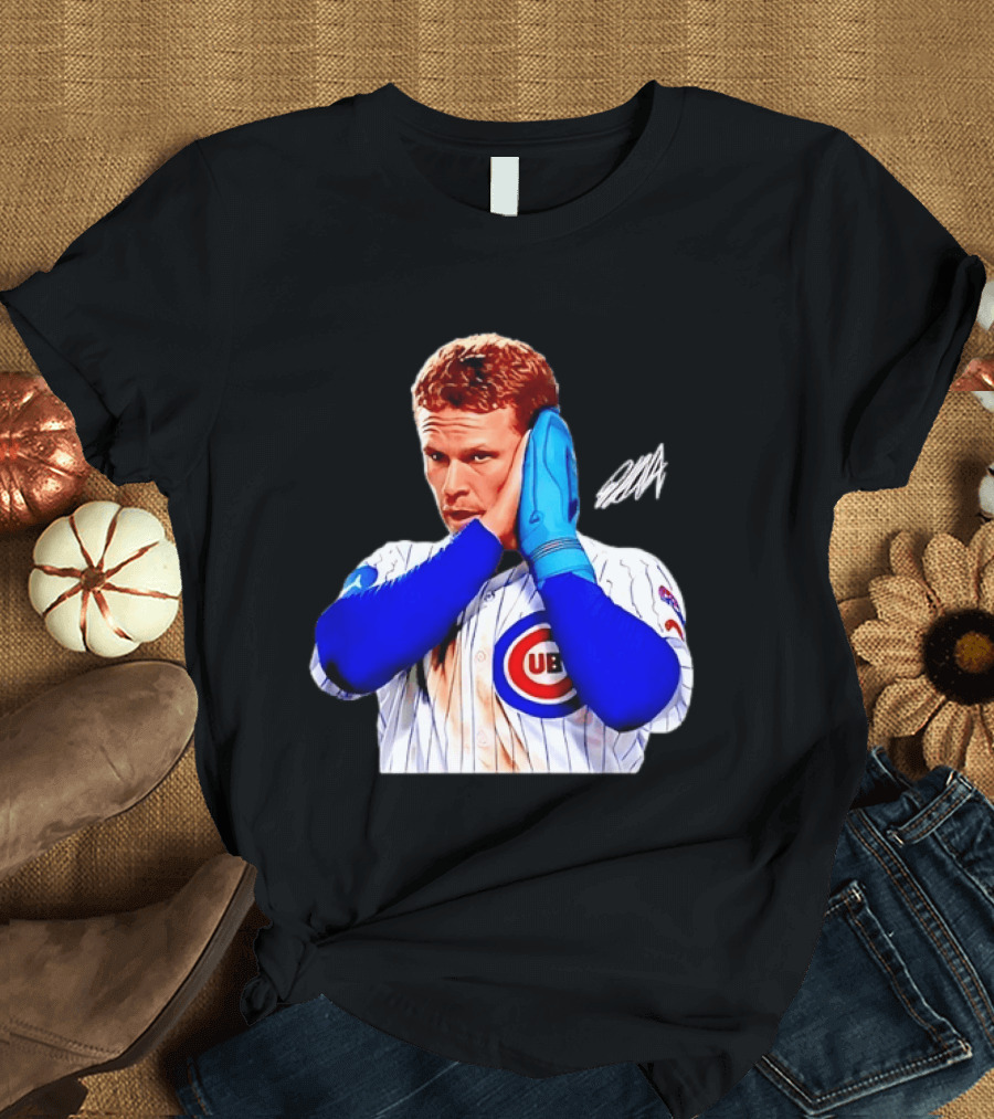 Ian Happ Chicago Cubs MLB Baseball Player With Cubs T-Shirt