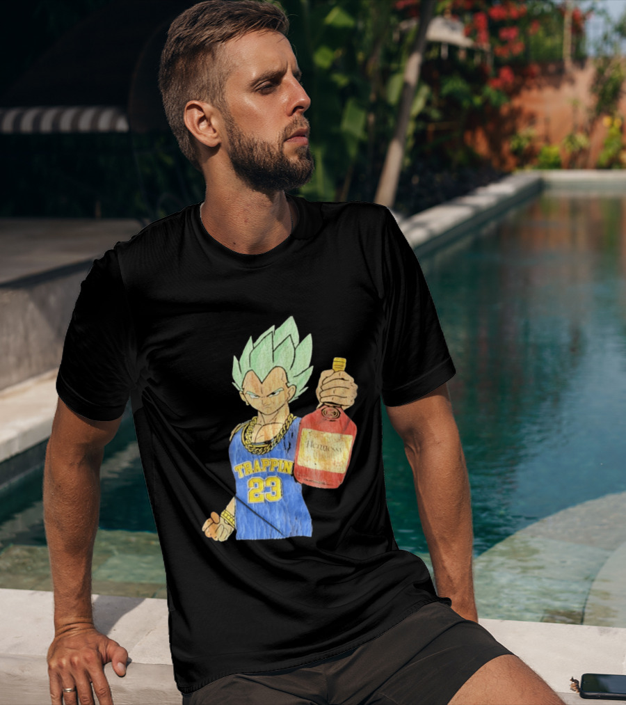 Vegeta Trappin 23 Hennessy Dragon Ball Z T-Shirt