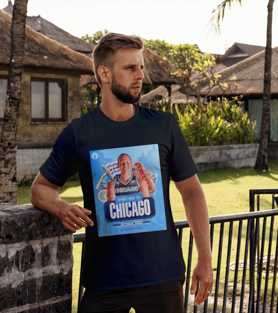 Welcome To Chicago Morgan Maly Developmental Contract Basketball Jersey T-Shirt