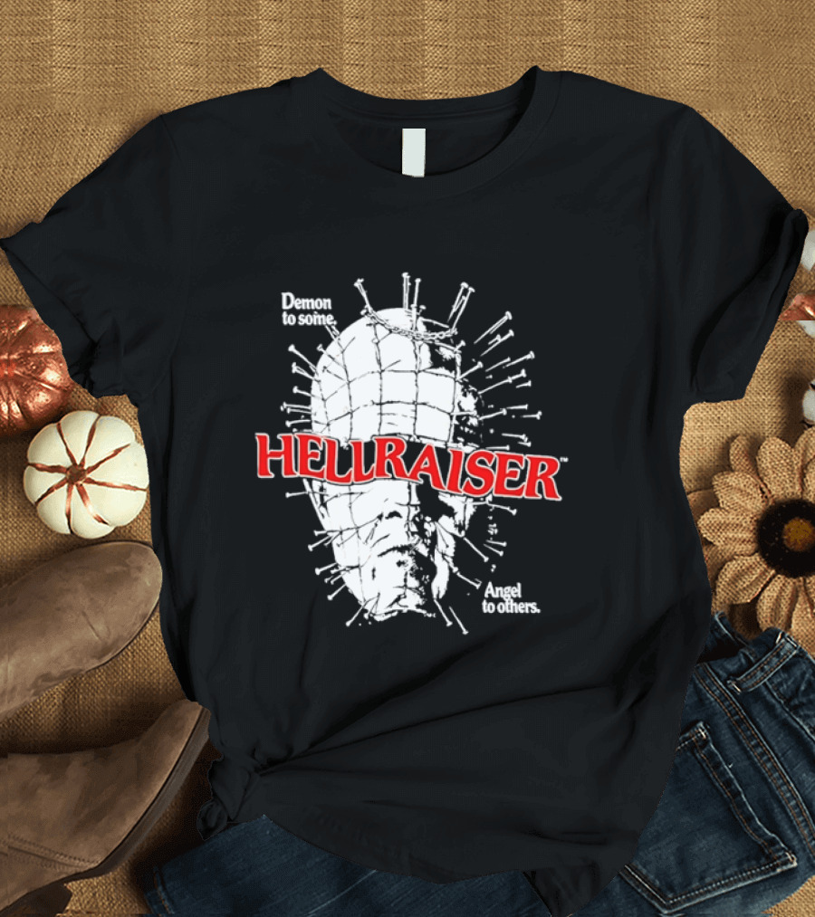 Hellraiser Pinhead Demon To Some Angel To Others T-Shirt