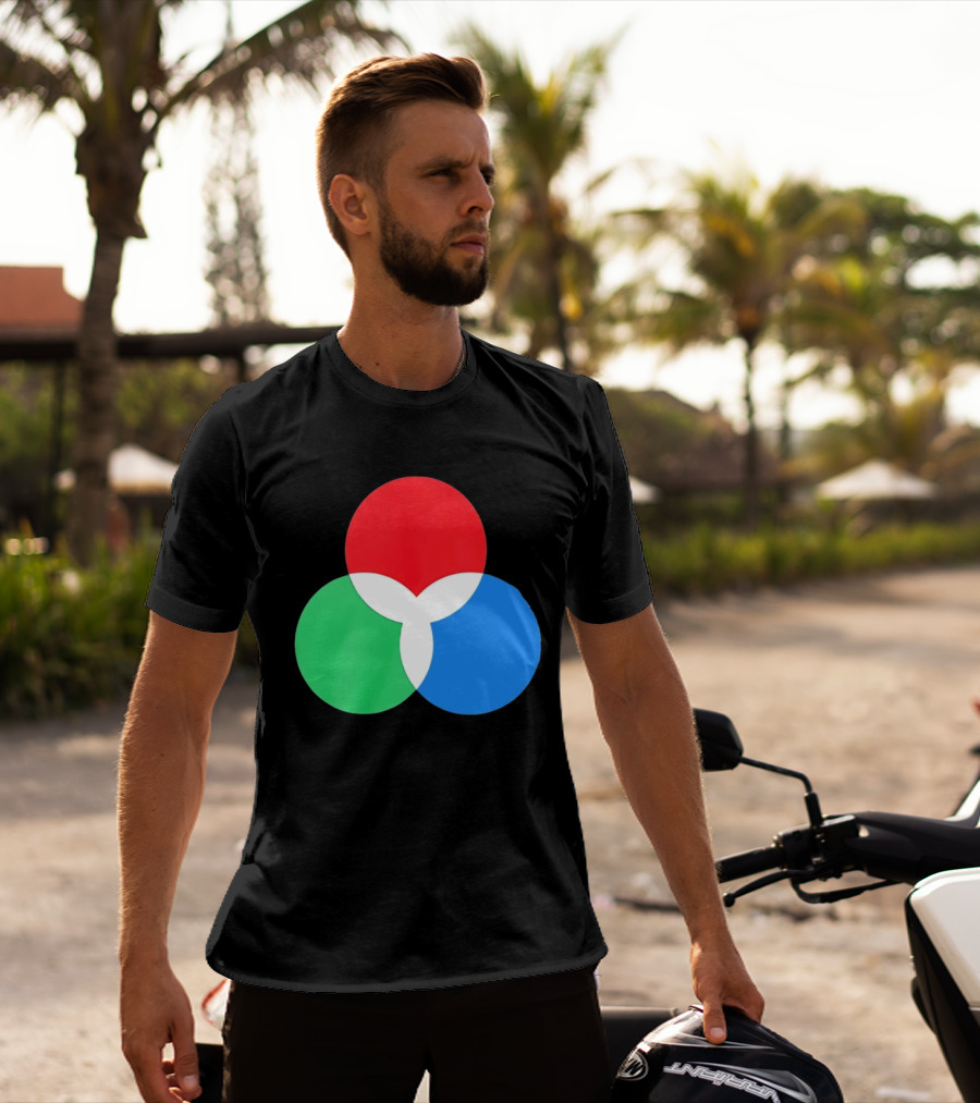 RGB Color Model Venn Diagram Red Green Blue T-Shirt