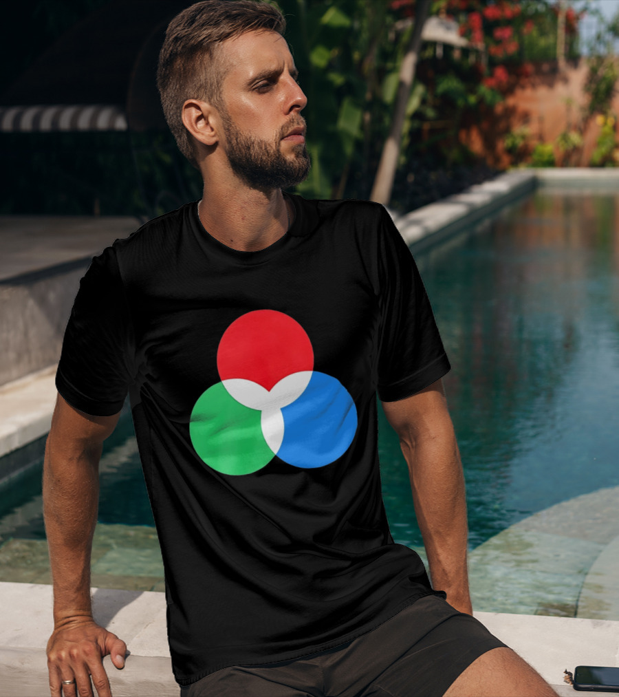 RGB Color Model Venn Diagram Red Green Blue T-Shirt