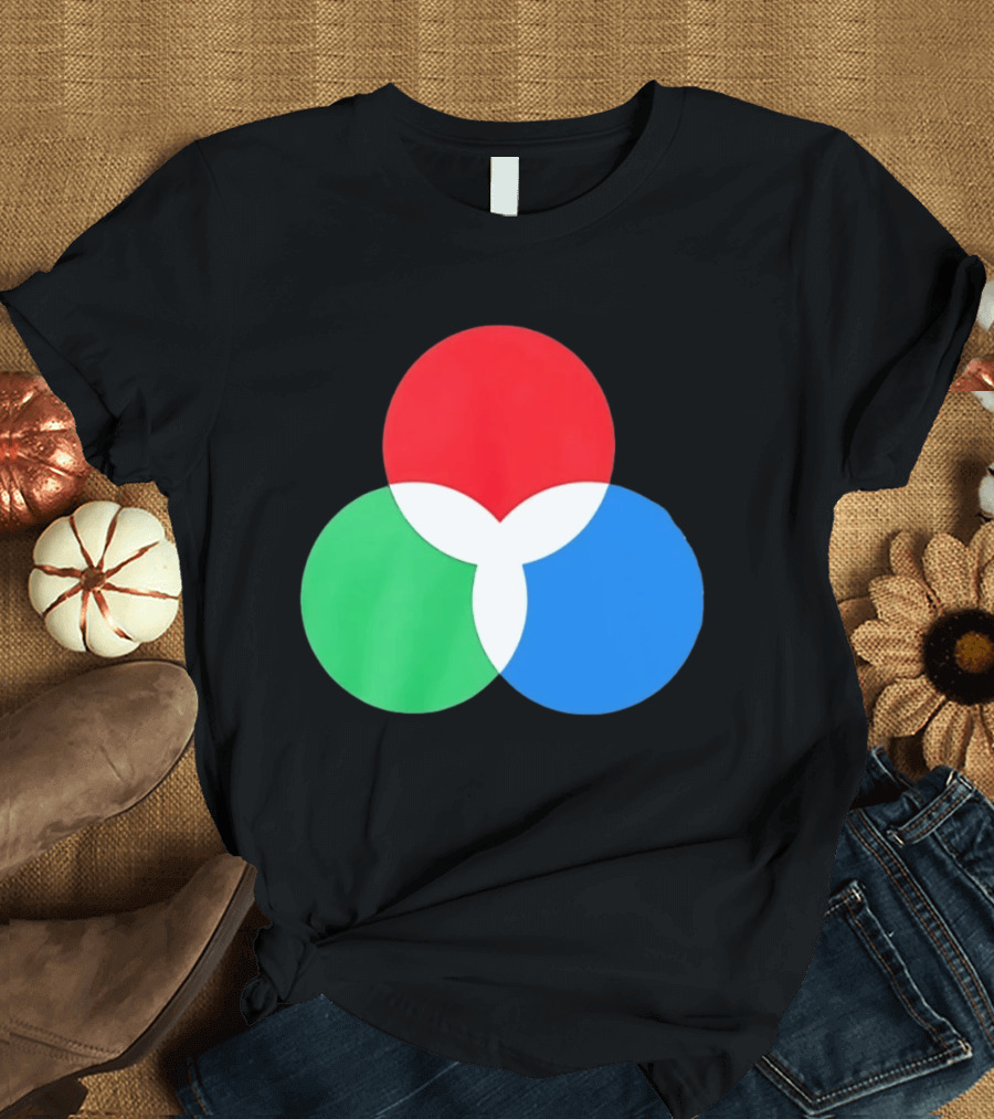 RGB Color Model Venn Diagram Red Green Blue T-Shirt