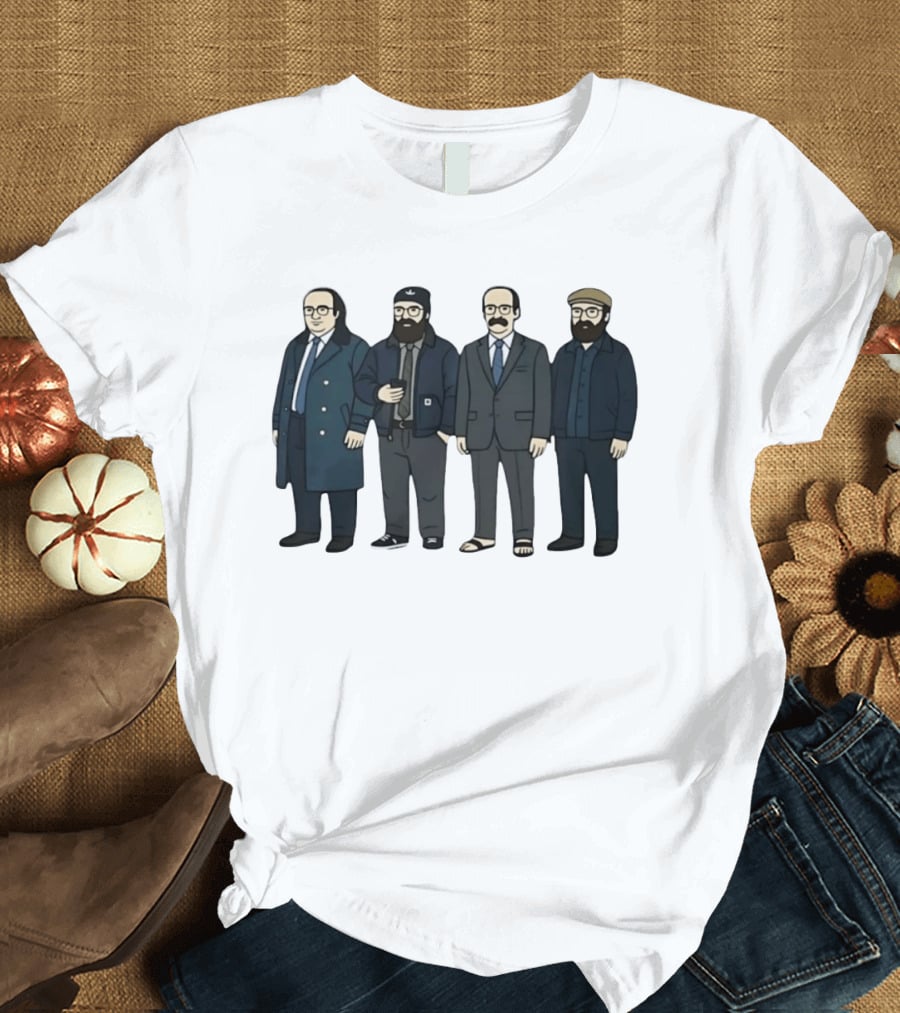 Danny DeVito Seth Rogen David Cross Zach Galifianakis Cartoon Characters T-Shirt