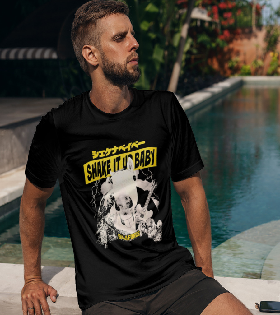 Shake It Up Baby Gaiaforce Horse Electric Guitar T-Shirt
