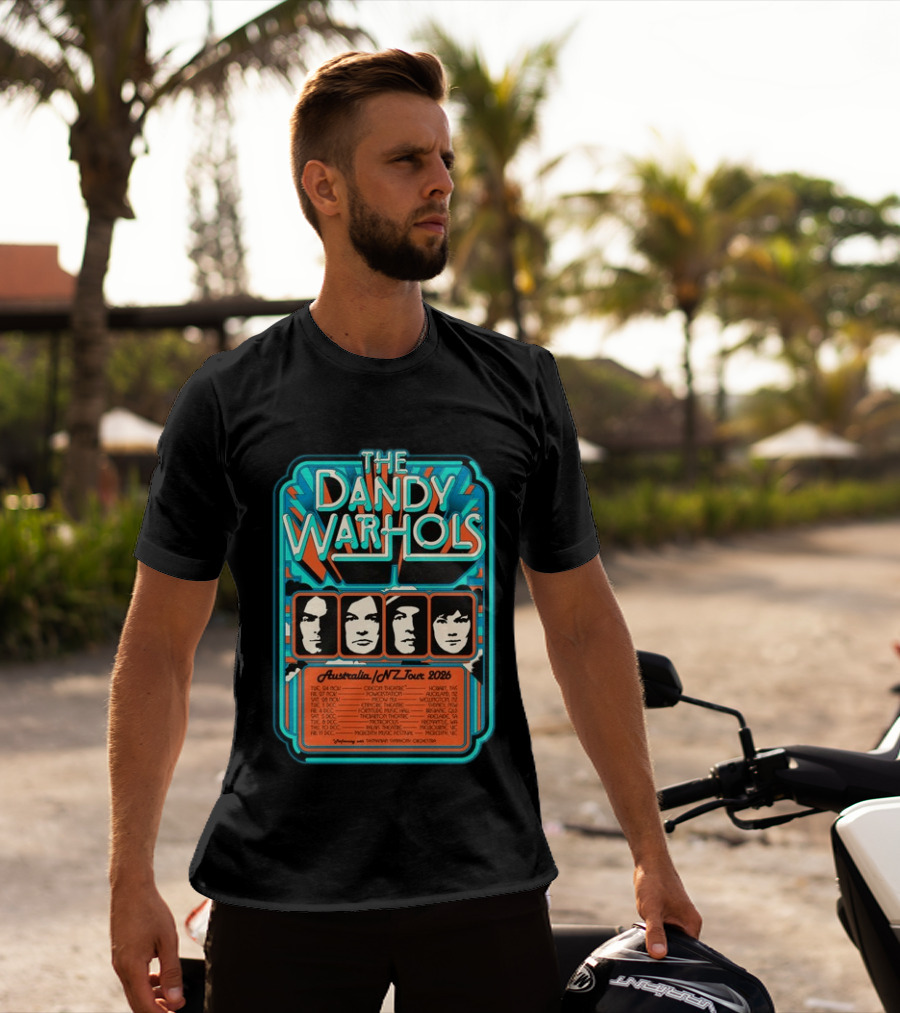 The Dandy Warhols Australia NZ Tour 2026 Concert Dates And Venues T-Shirt