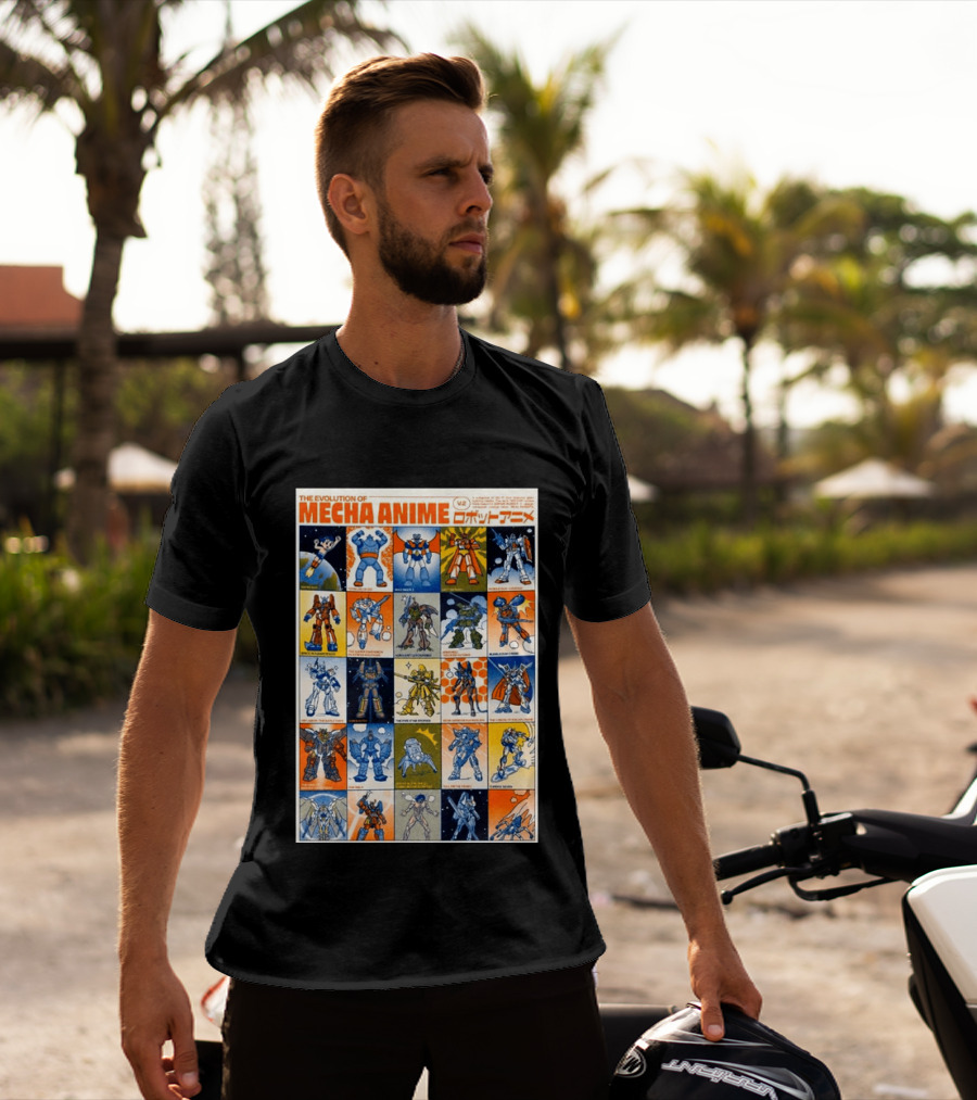 The Evolution Of Mecha Anime V.2 T-Shirt