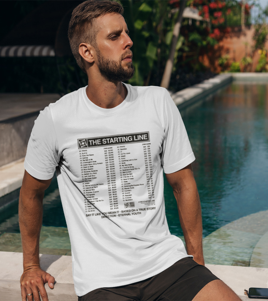 The Starting Line Complete Songs And Lyrics Collection Vintage Music Band Merch T-Shirt