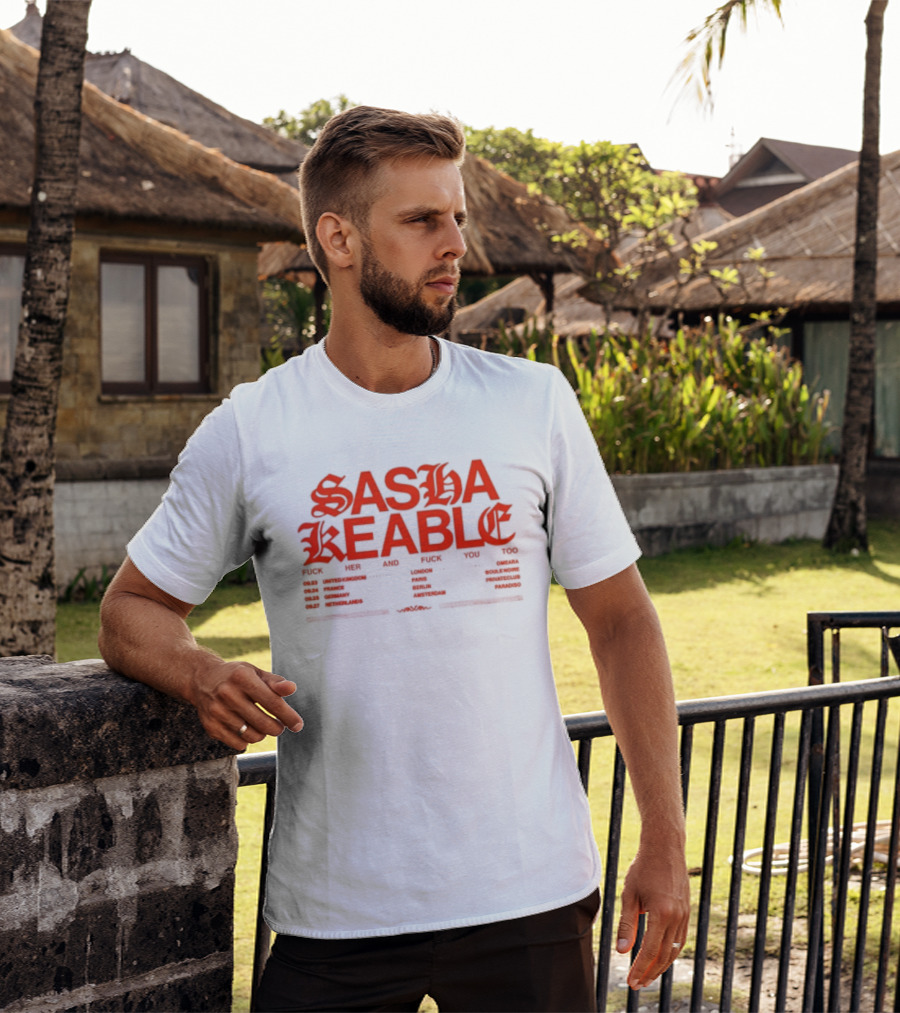 Sasha Keable 2024 Tour Dates And Locations List T-Shirt
