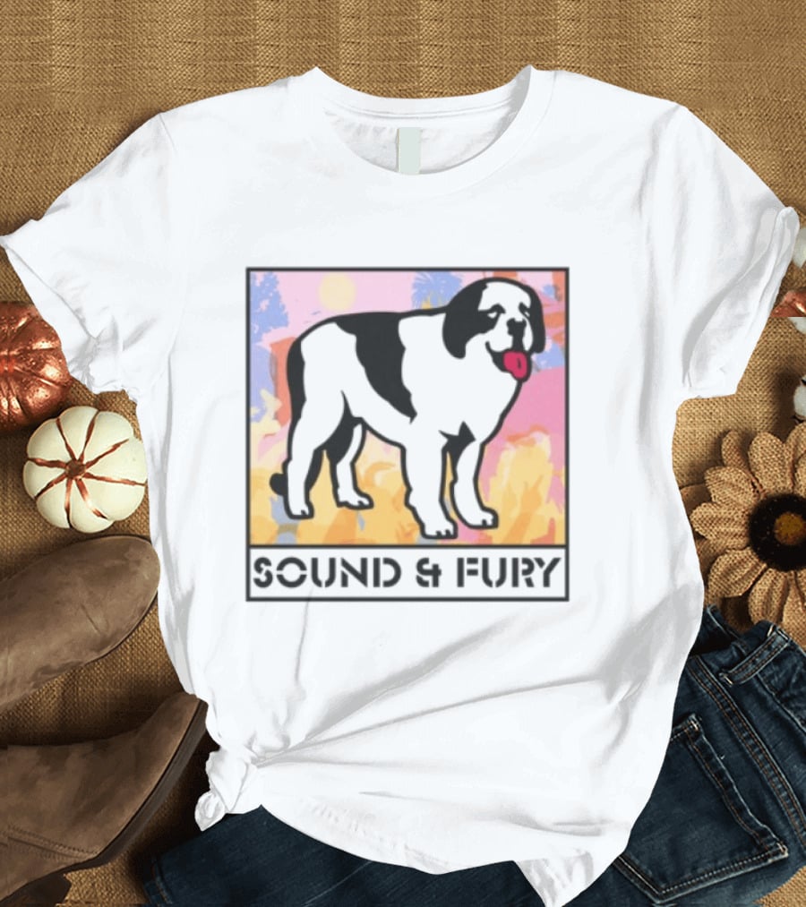 Sound And Fury Store Sound And Fury 2026 Big Dog White St Bernard T-Shirt