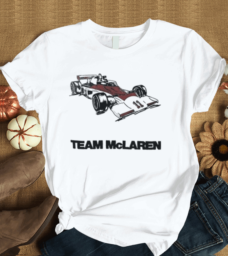 Team McLaren 1976 Car Racing Vintage Formula One Racing Car T-Shirt