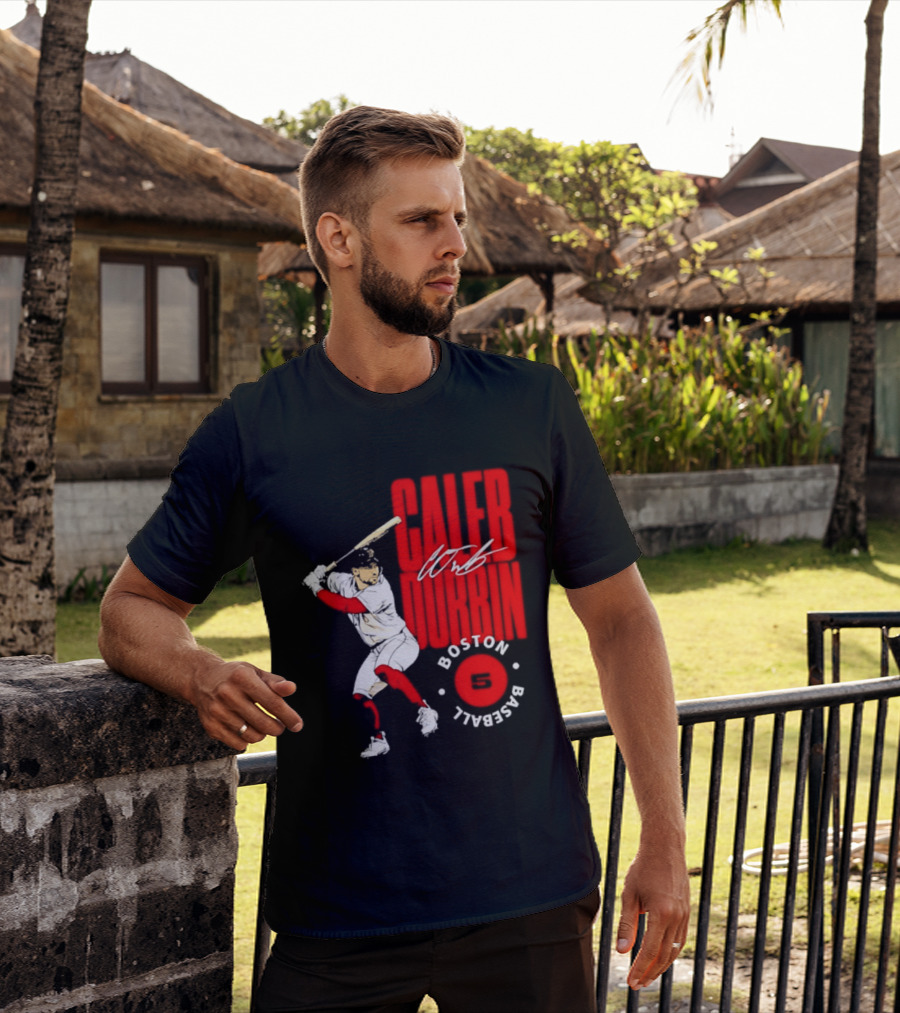 Caleb Durbin Boston Red Sox Baseball 5 T-Shirt
