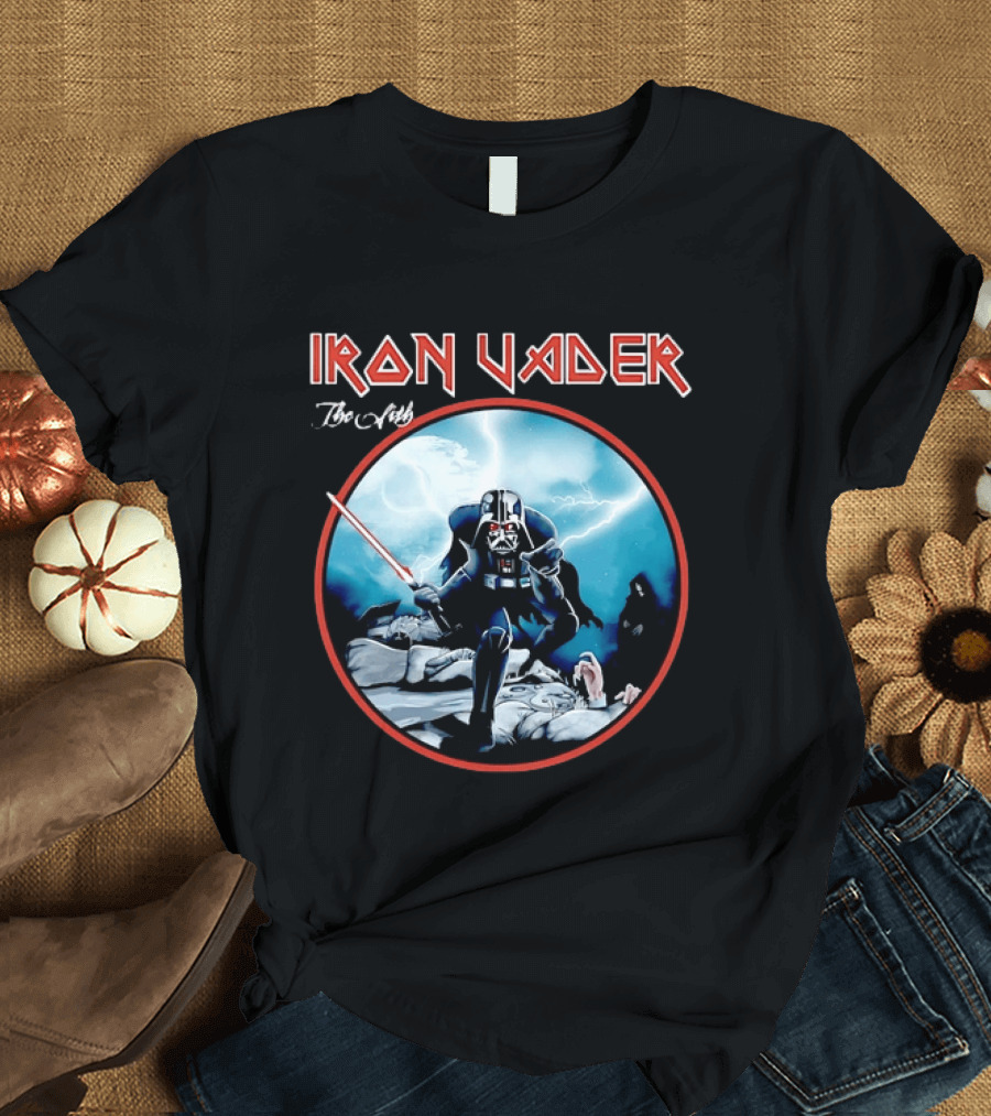 Iron Vader The Sith Star Wars Heavy Metal Darth Vader Comic T-Shirt