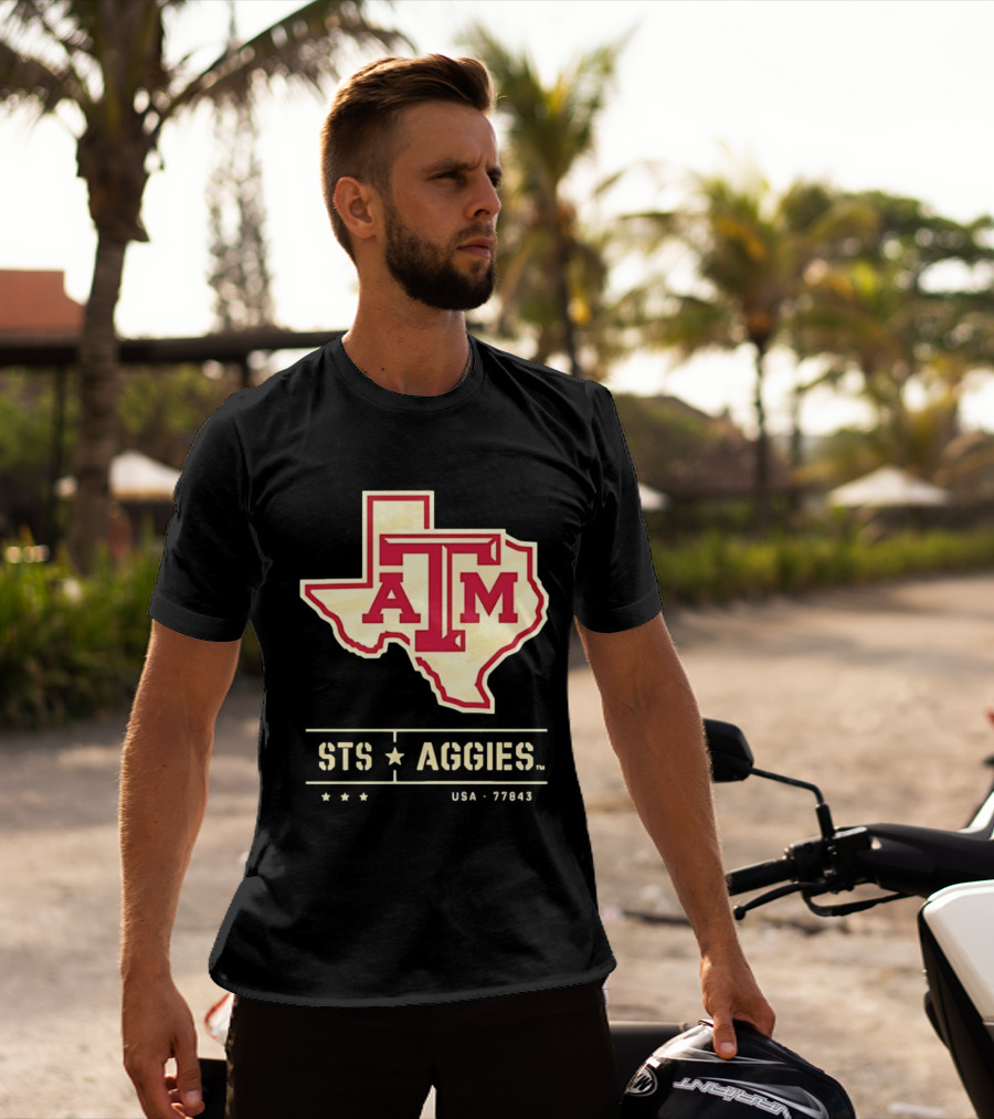 Texas A&M ATM STS Aggies USA 77843 T-Shirt