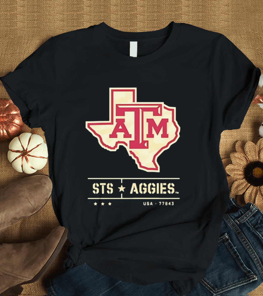 Texas A&M ATM STS Aggies USA 77843 T-Shirt