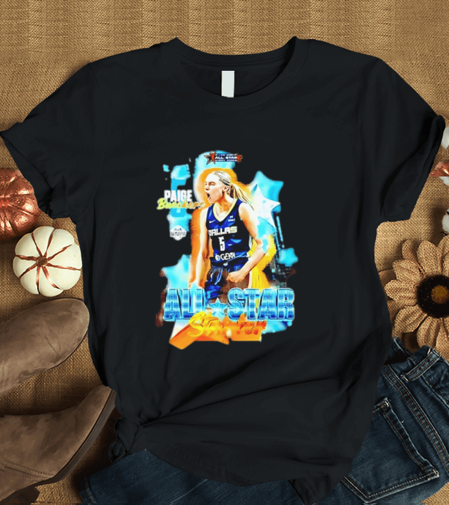 Paige Bueckers Dallas Wings All Star Starter 2025 WNBPA T-Shirt