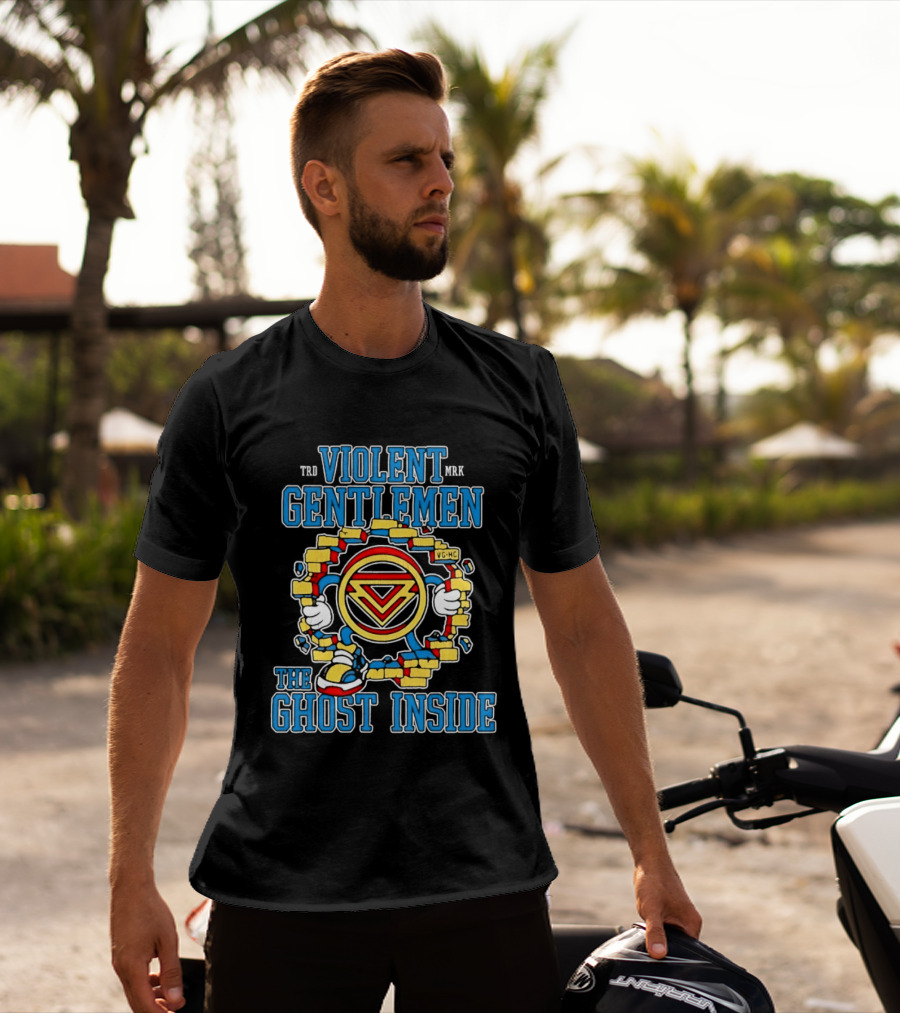 Violent Gentlemen The Ghost Inside Sonic Breaking Brick Wall T-Shirt