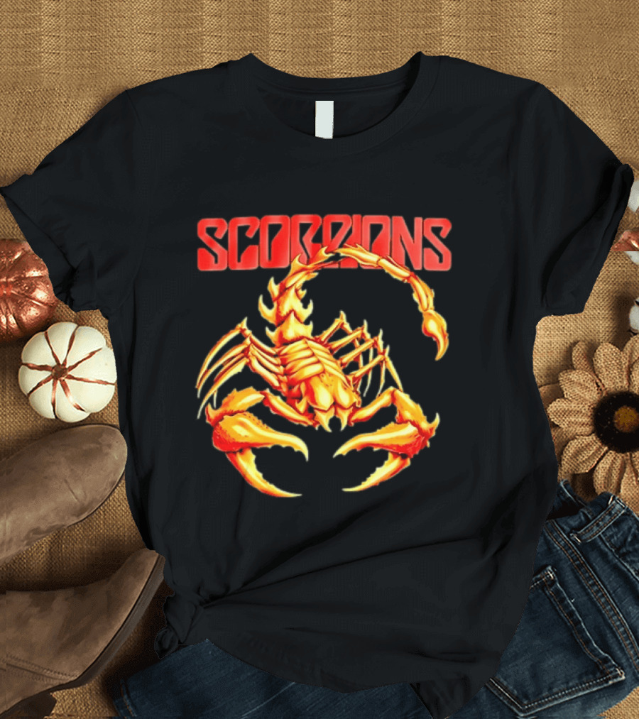 Scorpions Band Heavy Metal Hard Rock Iconic Scorpion Visual T-Shirt