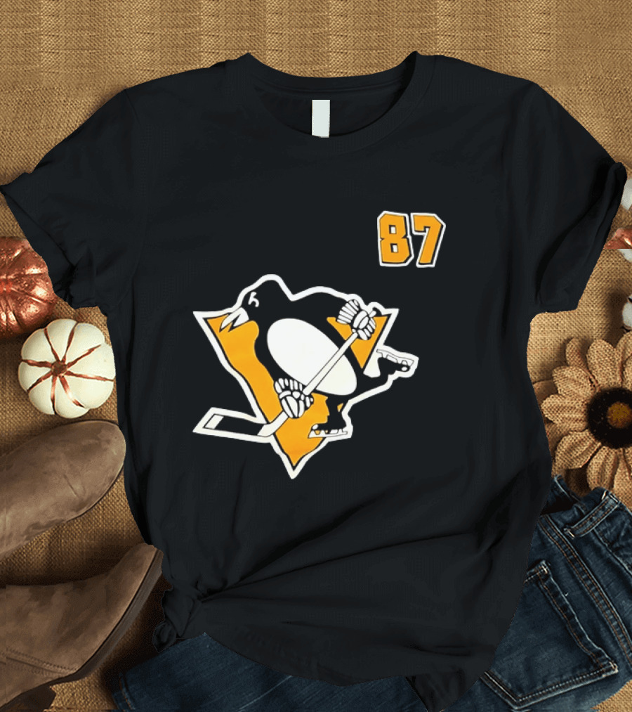 Sidney Crosby 87 Pittsburgh Penguins NHL Player T-Shirt