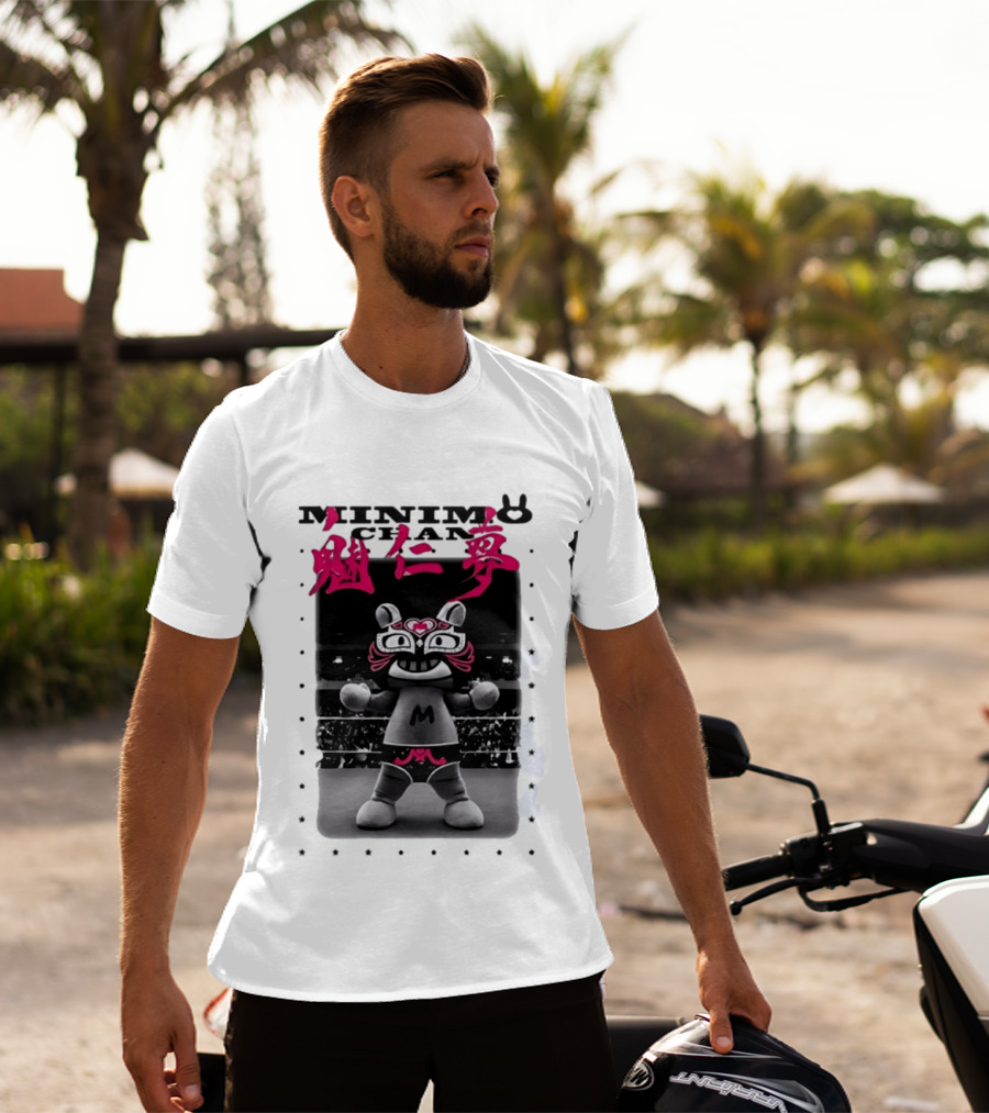 Minimo Chan Lucha Libre Japanese Wrestling T-Shirt