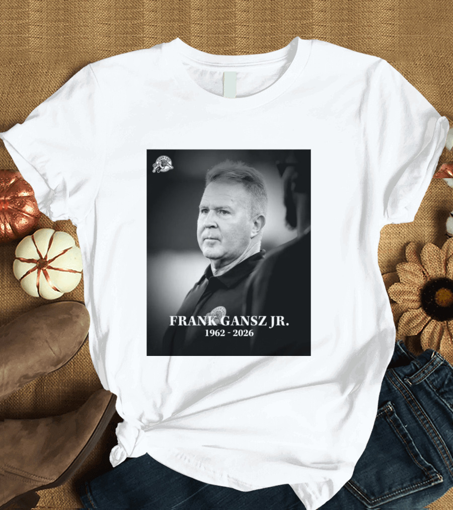 Frank Gansz Jr. 1962 2026 Hamilton Tiger Cats Football T-Shirt
