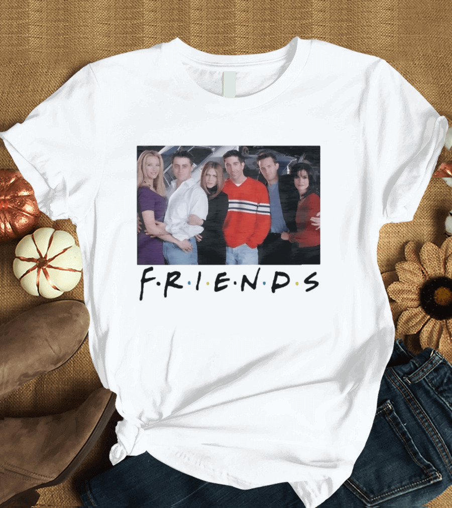 Friends Cast Group 90s Sitcom Rachel Green T-Shirt