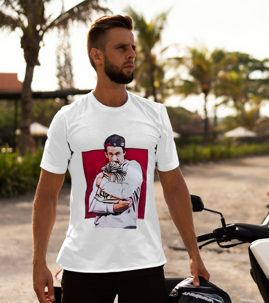 Ja Morant Holding Money Bag NBA Memphis Grizzlies T-Shirt
