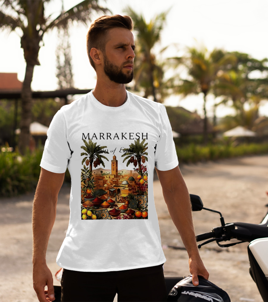 Marrakesh Oasis Of Light Noise Spices And Good Vibes T-Shirt