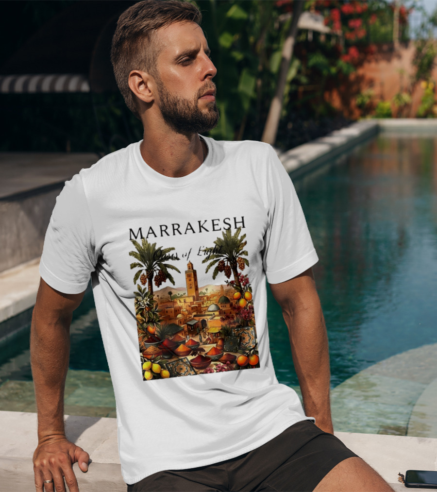 Marrakesh Oasis Of Light Noise Spices And Good Vibes T-Shirt