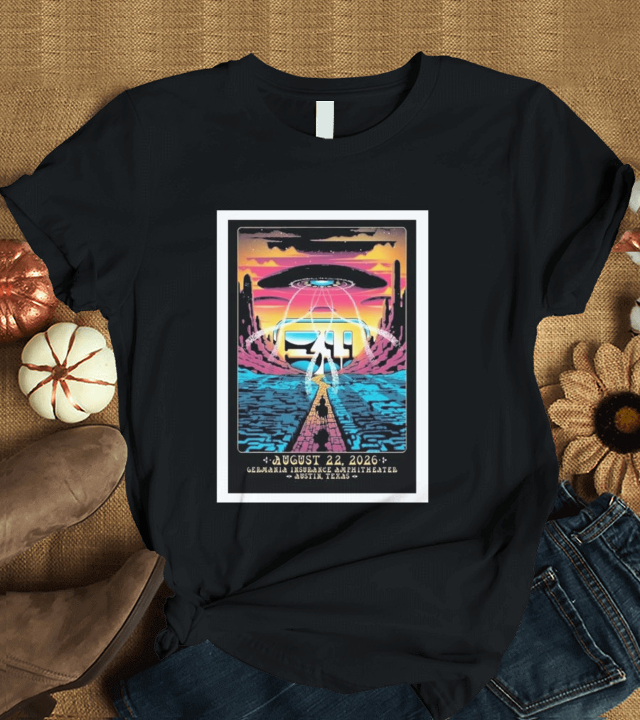 311 Band Live At Germania Insurance Amphitheater Austin Texas August 22 2026 Event T-Shirt