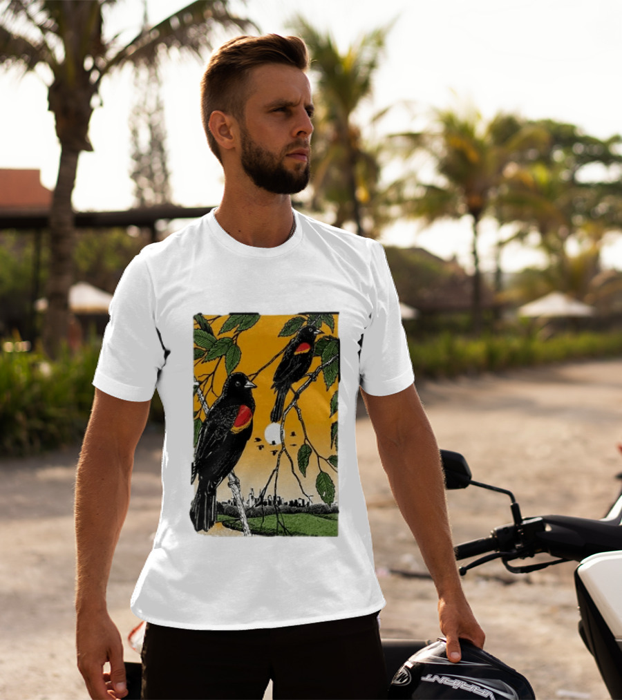 Gregory Alan Isakov Philadelphia August 21 2026 Red Winged Blackbirds City Skyline T-Shirt