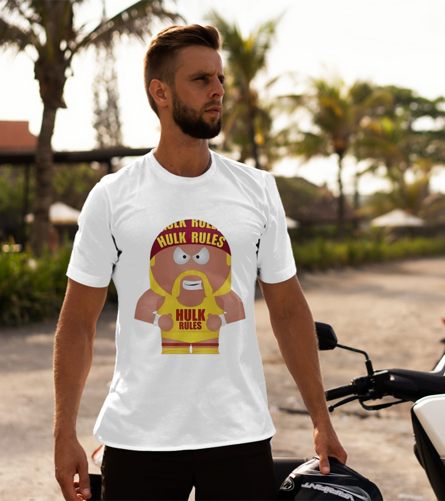 Hulk Hogan South Park Style Hulk Rules Wrestling T-Shirt