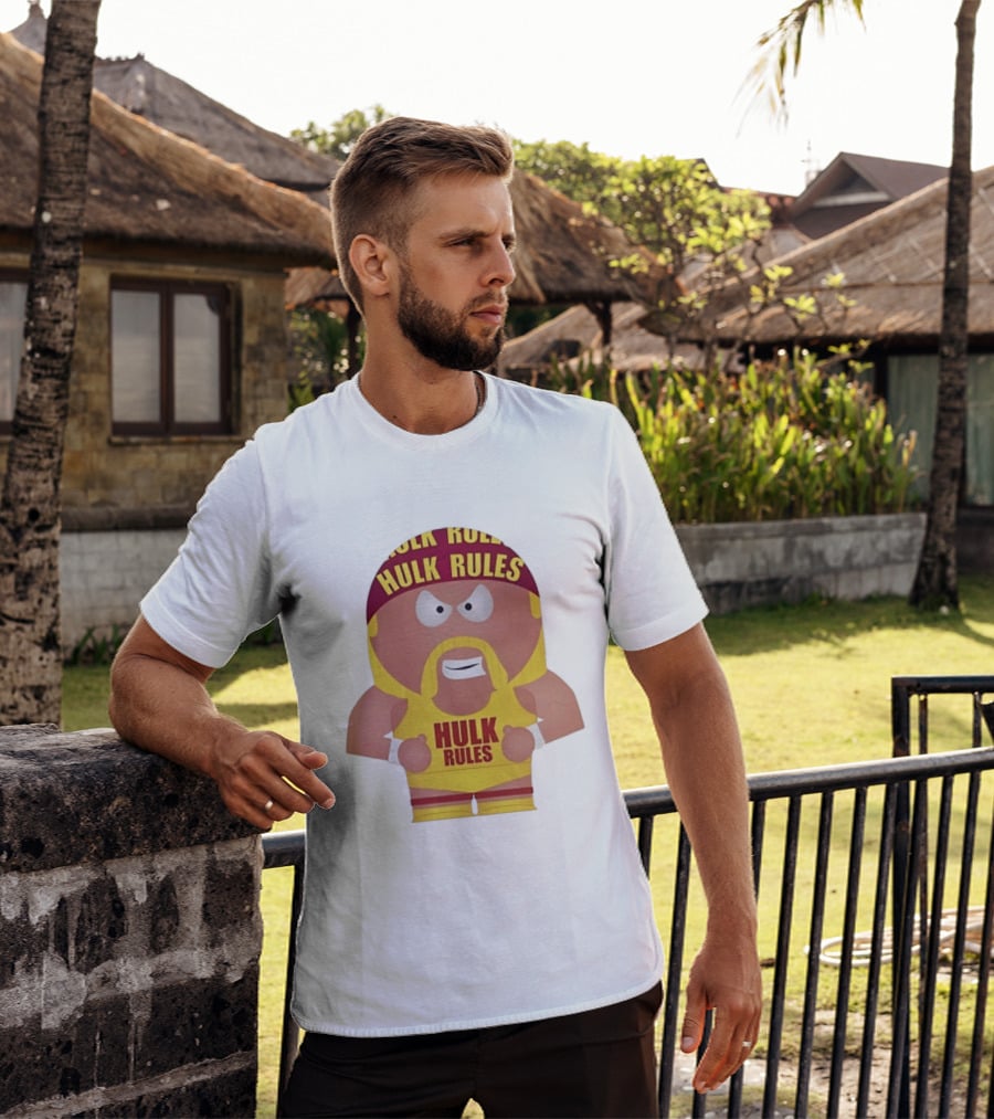 Hulk Hogan South Park Style Hulk Rules Wrestling T-Shirt