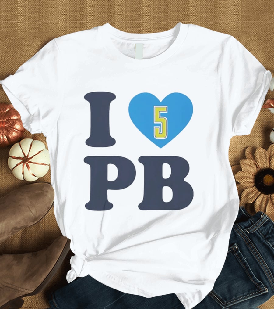 I Love Heart 5 PB Sports T-Shirt