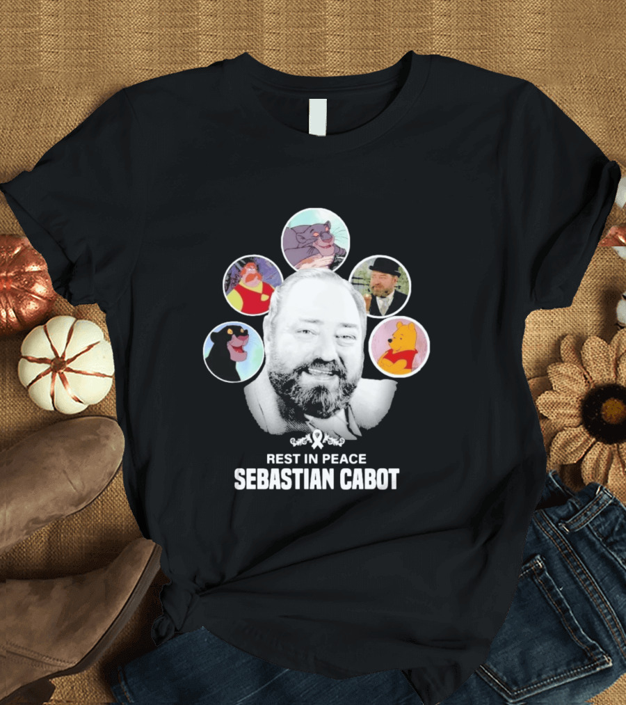 Rest In Peace Sebastian Cabot Disney Characters T-Shirt