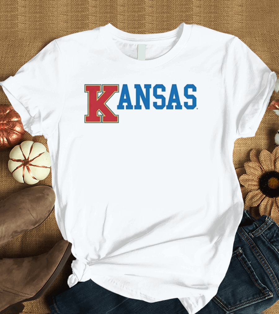 Kansas Jayhawks NCAA College Basketball KANSAS T-Shirt