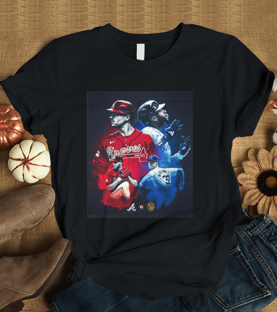 Braves Vs Brewers Showdown Chris Sale Jacob Misiorowski Pitching Duel In Milwaukee T-Shirt
