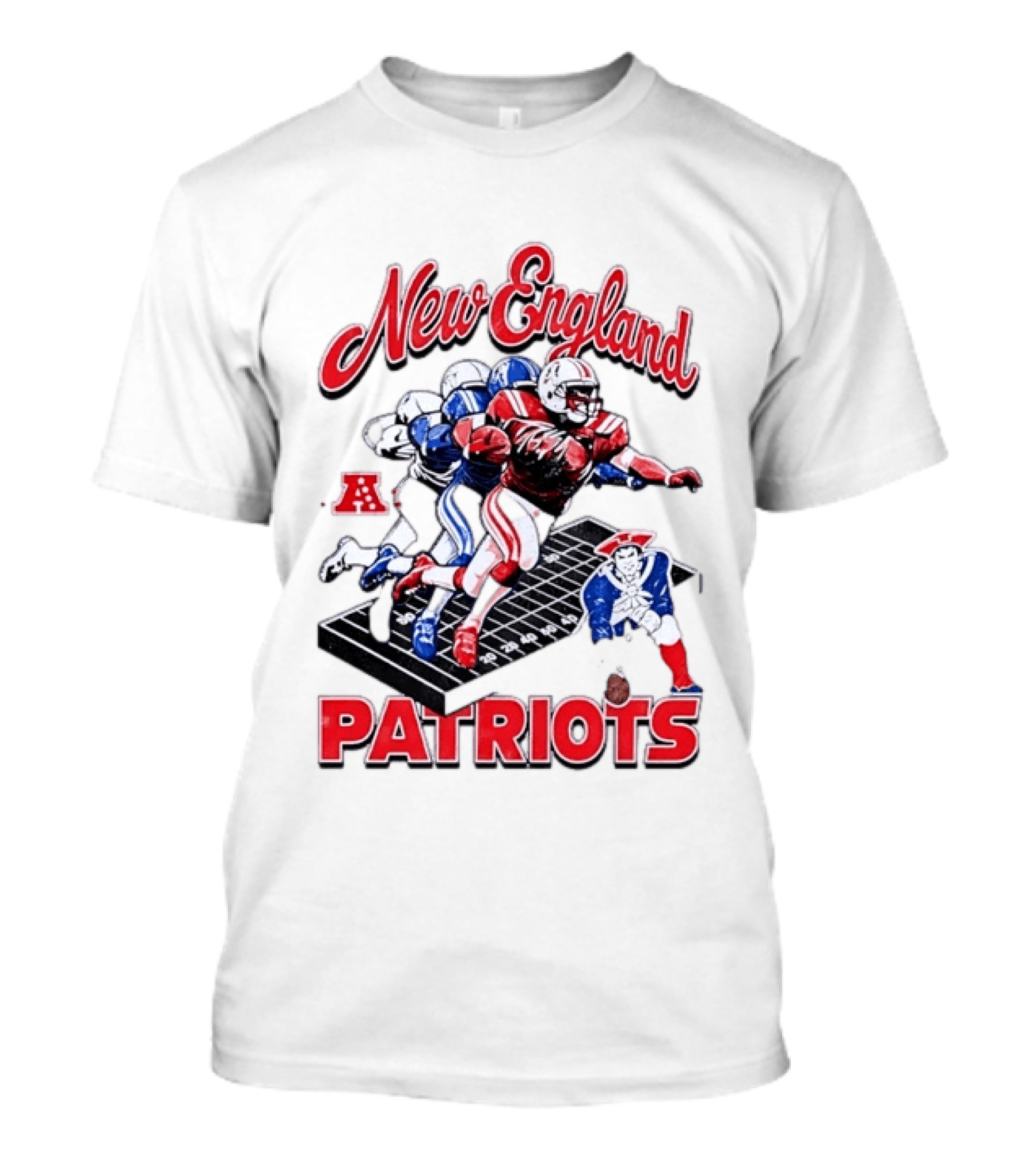 New England Patriots Football Player Action AFC T-Shirt