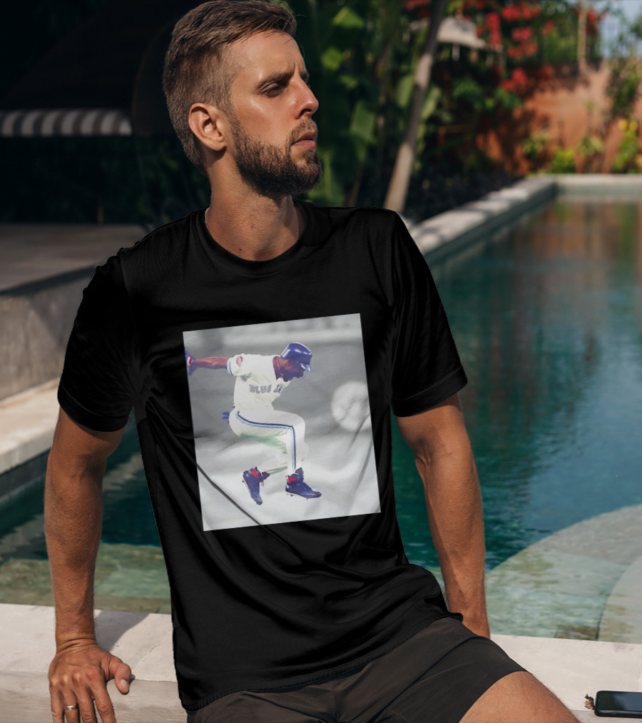 Joe Carter Toronto Blue Jays Baseball Jump Celebration T-Shirt